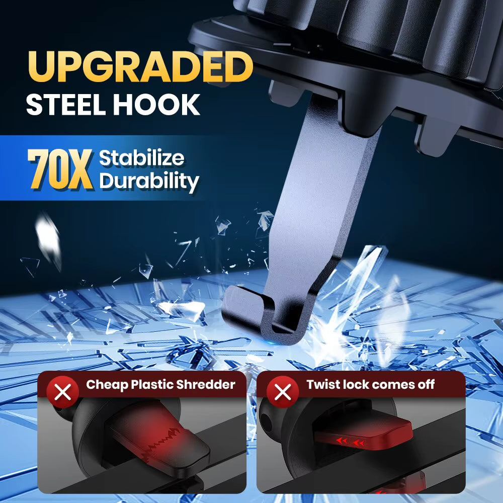 TOPK Magnetic Car Phone Mount in Car Phone Holder Air Vent Magnetic, 6 N52 Magnets Mobile Phone Holders for Iphone 15