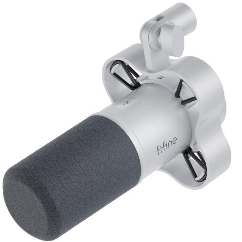 FIFINE K688CT USB/XLR Dynamic Podcast Microphone – Pro Mic Kit with Adjustable Boom Arm, Mute & Monitor for Streaming, Gaming, Vocal & Music Recording Audio, for PC Smartphone Mixer