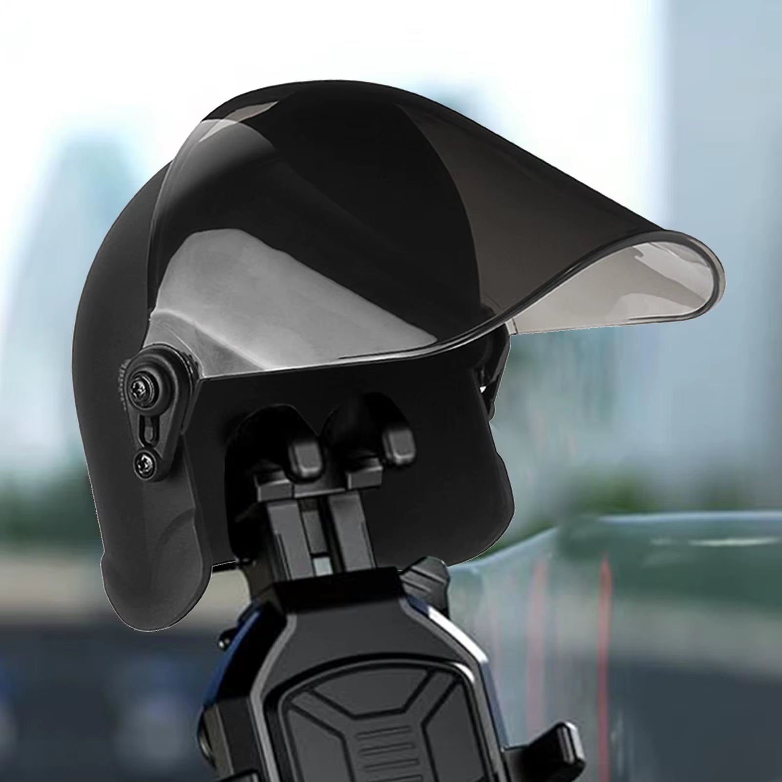 Cell Phone Umbrella Sun Shade Sunshade for Phone Mobile Phone Holder Glare Blocking Sun Shade for Phone for Car Motorcycle Bike