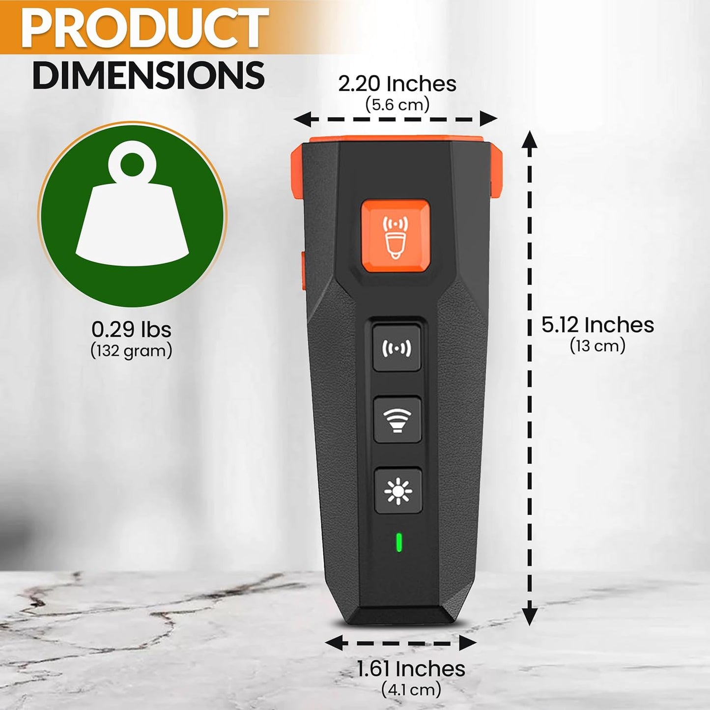 PNG Dog Bark Deterrent Device | anti Barking Device for Dogs | Dog Training & Behavior Aids | Ultrasonic Bark Stopper with LED Flashlight | Dog Whistle to Stop Barking Neighbors Dog