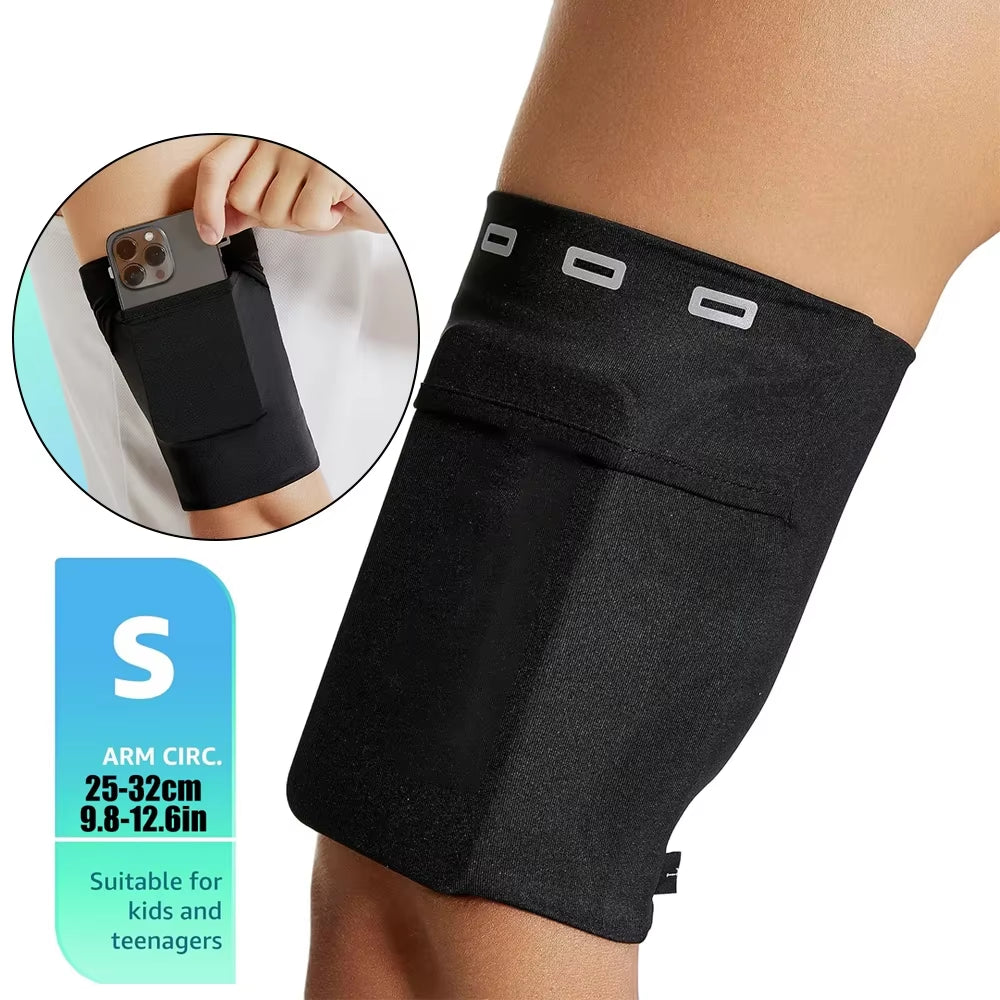 Sports Arm Bag Phone Holder for Running, Cell Phone Arm Bands, Phone Strap Armband Fits Phone, Use for Walking, Hiking, Biking