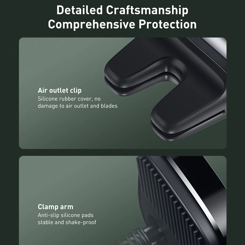 Baseus Car Phone Holder for  Mobile Phone Holder Stand Car Phone Stand for Car Air Outlet Mount Car Cell Phone Support