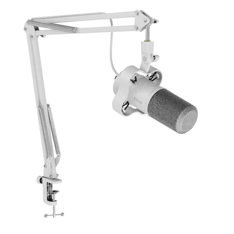 FIFINE K688CT USB/XLR Dynamic Podcast Microphone – Pro Mic Kit with Adjustable Boom Arm, Mute & Monitor for Streaming, Gaming, Vocal & Music Recording Audio, for PC Smartphone Mixer