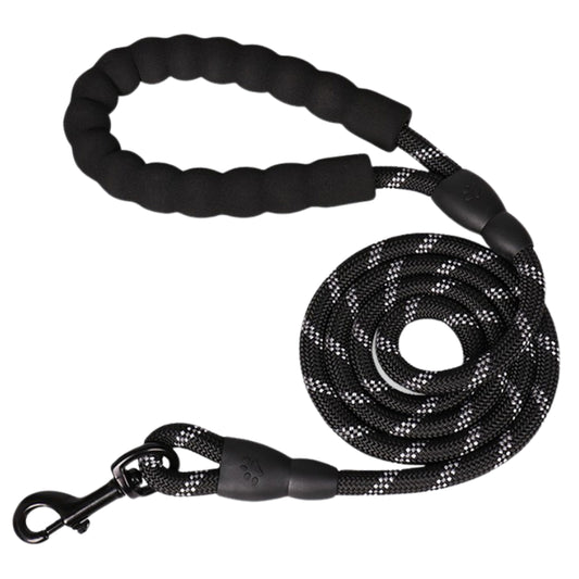5FT Reflective Dog Leash Rope Braided Pet Leads Puppy Training Padded Braided