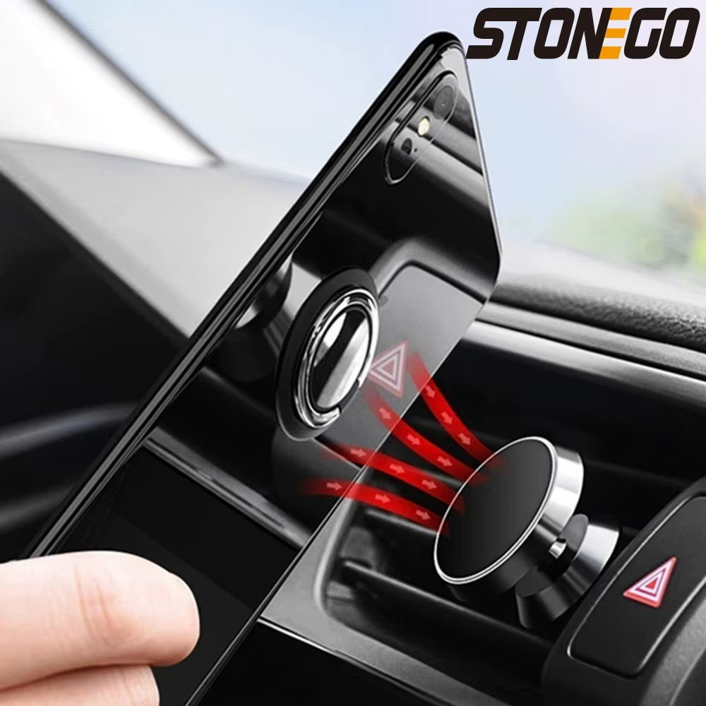 1Pc/2Pcs Universal Metal Mobile Phone Ring Holder Magnetic Car Bracket Socket Phone Ring Car Bracket Phone Accessories
