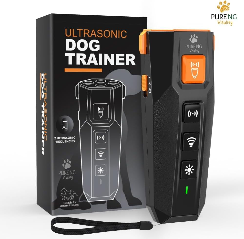 PNG Dog Bark Deterrent Device | anti Barking Device for Dogs | Dog Training & Behavior Aids | Ultrasonic Bark Stopper with LED Flashlight | Dog Whistle to Stop Barking Neighbors Dog