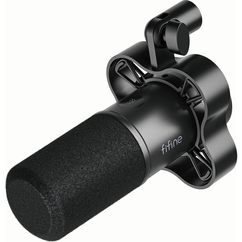 FIFINE K688CT USB/XLR Dynamic Podcast Microphone – Pro Mic Kit with Adjustable Boom Arm, Mute & Monitor for Streaming, Gaming, Vocal & Music Recording Audio, for PC Smartphone Mixer