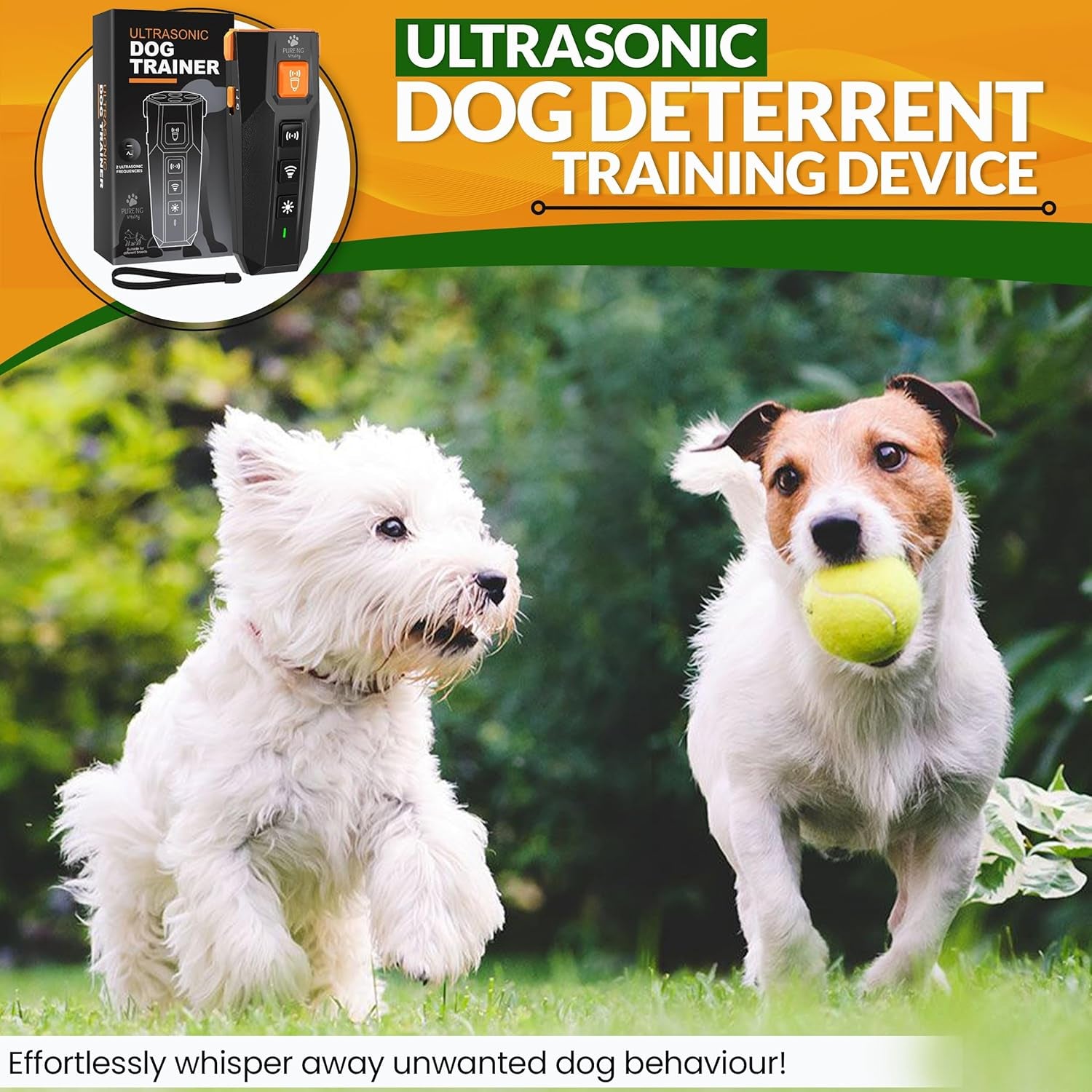 PNG Dog Bark Deterrent Device | anti Barking Device for Dogs | Dog Training & Behavior Aids | Ultrasonic Bark Stopper with LED Flashlight | Dog Whistle to Stop Barking Neighbors Dog