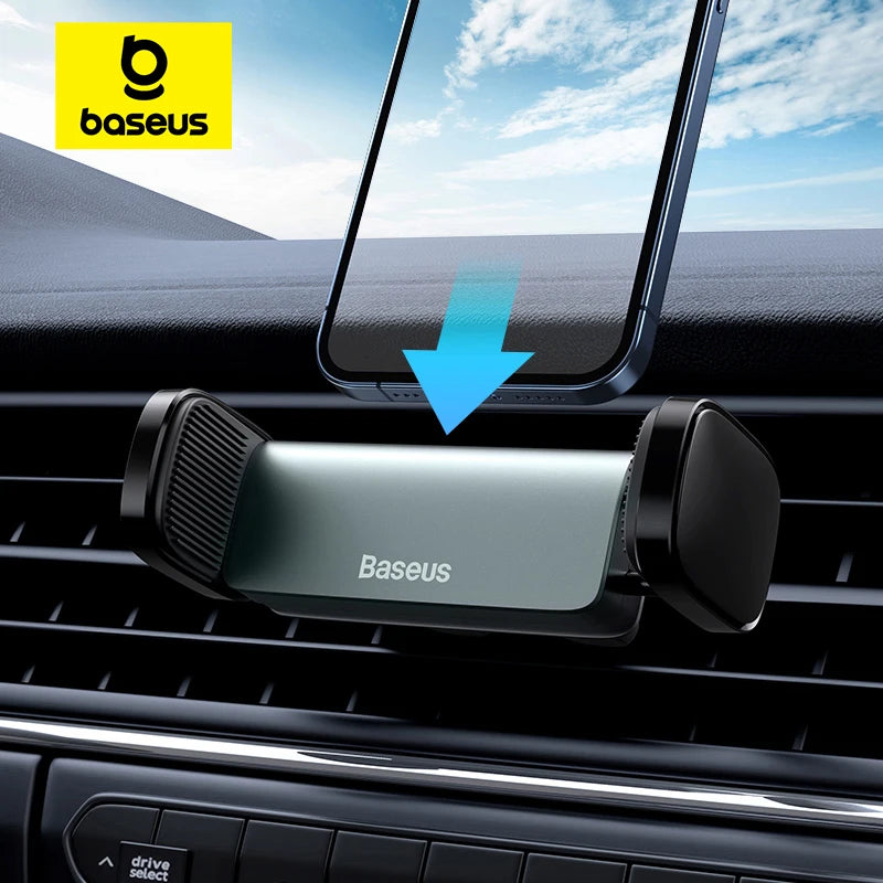 Baseus Car Phone Holder for  Mobile Phone Holder Stand Car Phone Stand for Car Air Outlet Mount Car Cell Phone Support