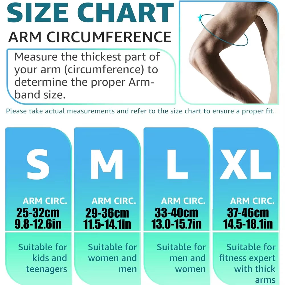 Sports Arm Bag Phone Holder for Running, Cell Phone Arm Bands, Phone Strap Armband Fits Phone, Use for Walking, Hiking, Biking