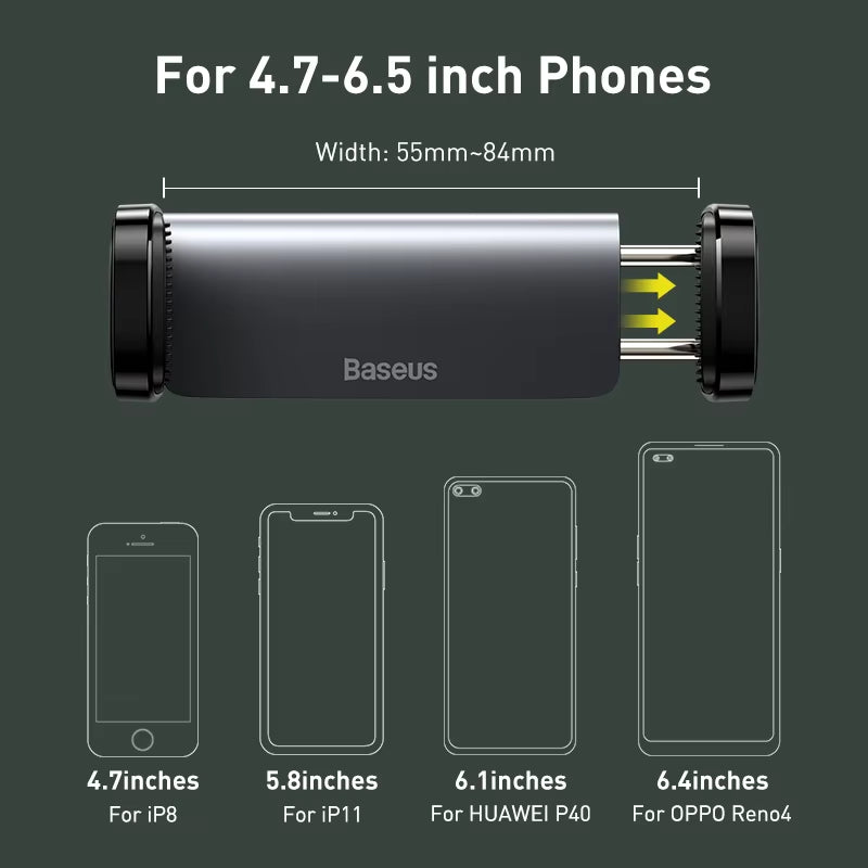 Baseus Car Phone Holder for  Mobile Phone Holder Stand Car Phone Stand for Car Air Outlet Mount Car Cell Phone Support