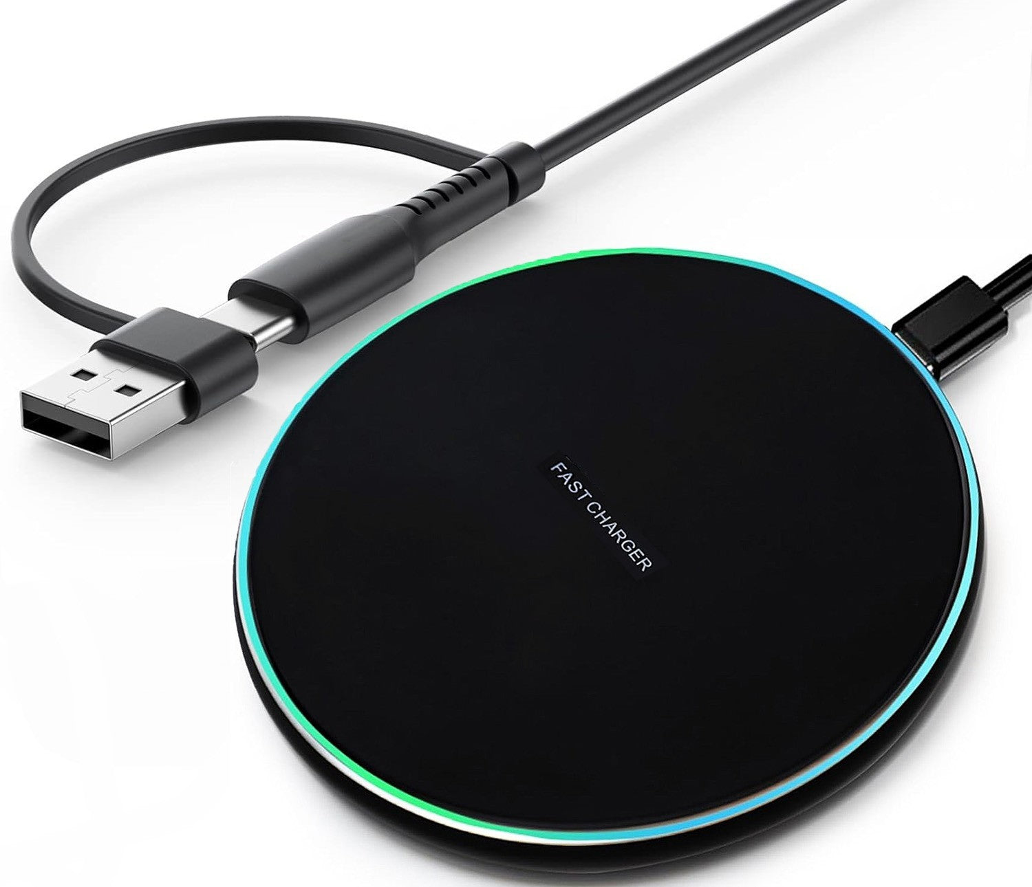 Fast Wireless Charger Charging Pad for Apple Iphone 16 & Samsung , Google Pixel